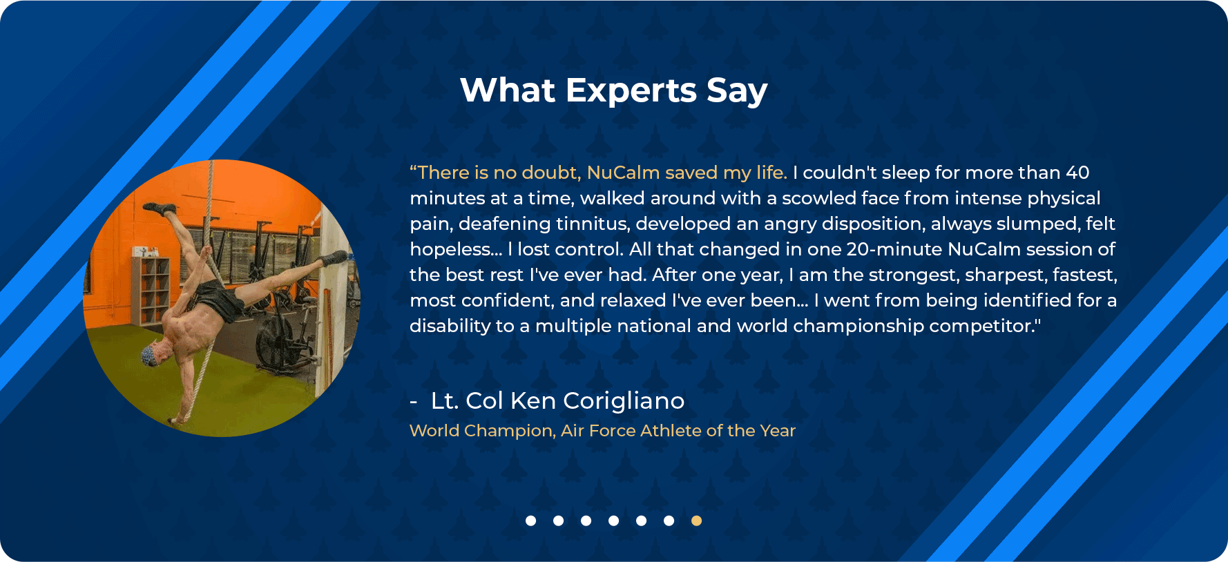 What Experts Say banner 7